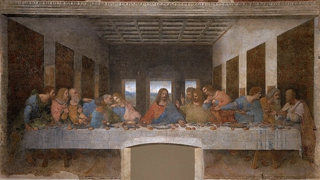 An interesting fact about The Last Supper