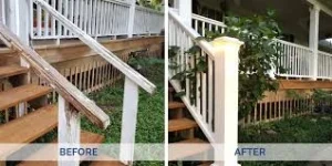 Deck Top Rail Removal