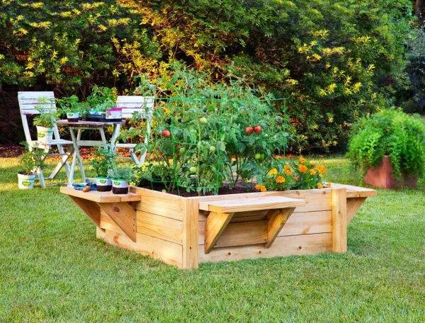 Elevated Garden Bed Table