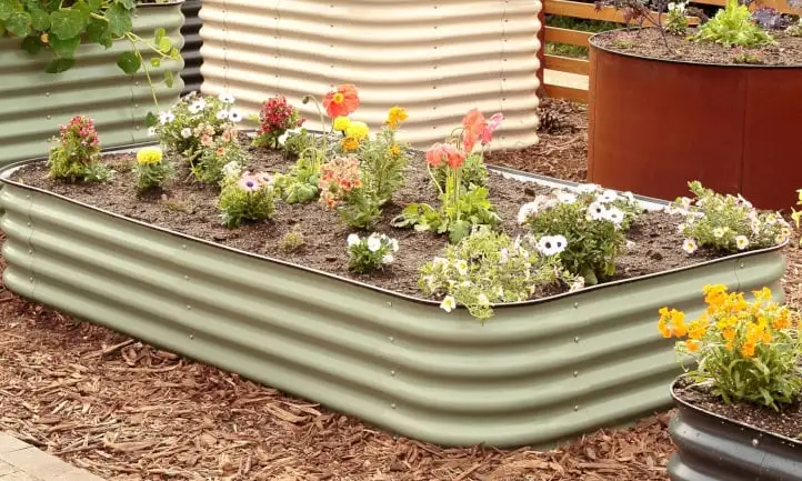 Galvanized Metal Raised Bed