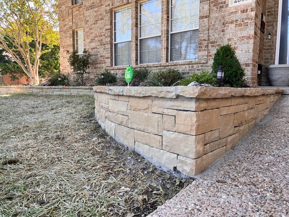 Stone or Brick Bed