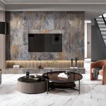 Modern TV Wall Tiles Design